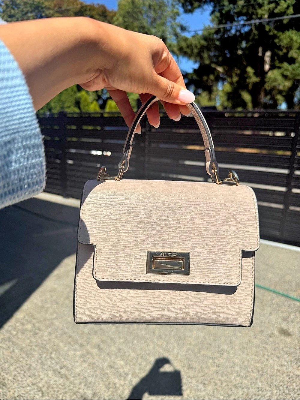 Aldo Amileaminii Pink Chain Shoulder Bag